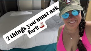 “Cruise Stateroom Secrets: 2 Things You MUST Ask For!” 🚢✨