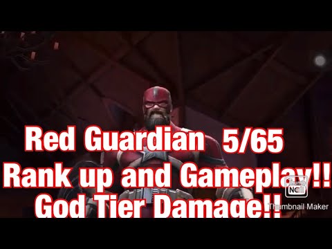 Red Guardian 5/65 Rank up and Gameplay Video| Marvel Contest of Champions