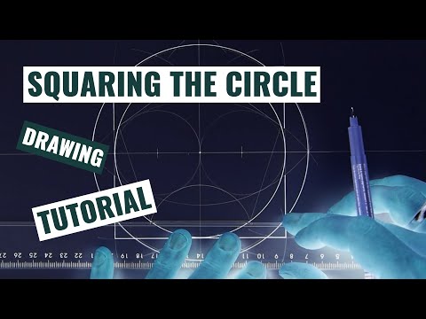 Squaring The Circle | How To Draw Sacred Geometry Tutorial
