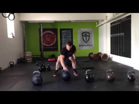 Monster Kettlebell cleans;80kg,68kg,60kg,48kg+2 x 68kg presses.