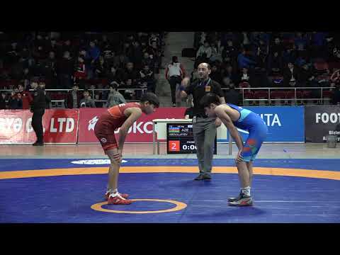1/8 final FS - 45 kg: Atilla Abdullayev (AZE) - Nihat Mustafayev (AZE)