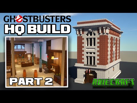 Spooky Minecraft Firehouse Build