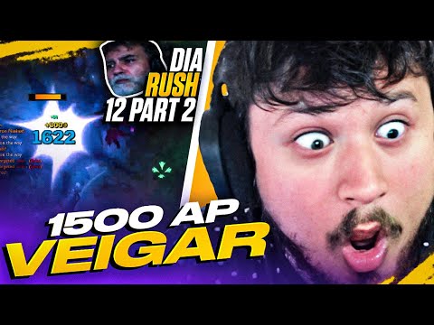 Will 1500 ap Veigar be enough to carry the gold? Uncle and punished diamond rush #12 part 2