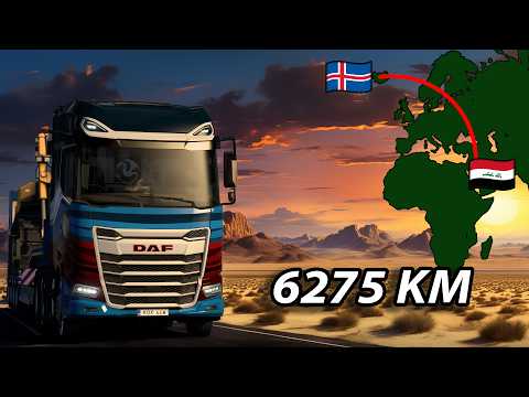 ETS2 Longest Delivery Iraq to Iceland | Euro Truck Simulator 2