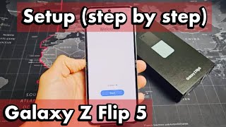 Galaxy Z Flip 5: How to Setup (step by step)