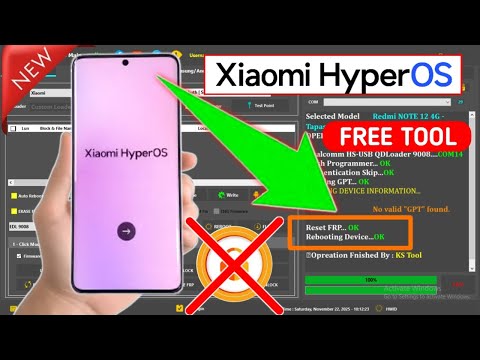Xiaomi HyperOs Android 15 ✅ Google Account Bypass FRP Unlock | Free KS Tool | Free Methoad 2026