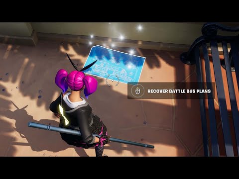 Recover the missing Battle Bus Plans Fortnite