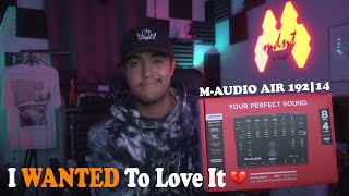 Video thumbnail for NEW Audio Interface...BUT I'm Already Returning | M Audio Air 192|14 Review 2024 by Midnight’s Klub