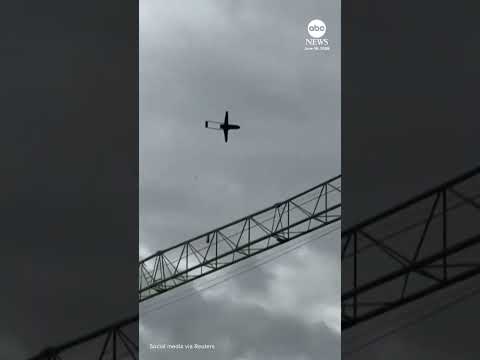 Video captures moment Ukrainian drone strikes building in town near Moscow