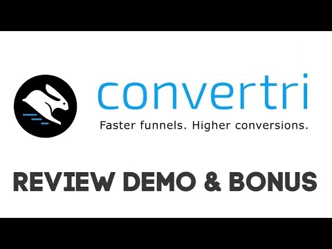 Convertri Review Demo Bonus - Convertri Video Edition (Fastest Video Page & Funnel Builder)