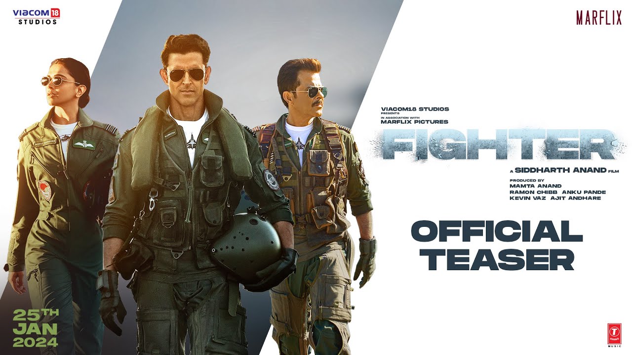 Feel The Patriotism With 'Fighter' Teaser  Starring Hrithik Roshan, Deepika Padukone, And Anil Kapoor