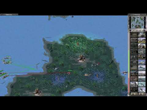 C&C Dawn Of The Tiberian Age Skirmish-Naval Fight Against Nod