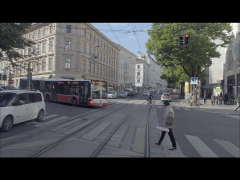 Führerstandsmitfahrt mit der Badner Bahn von Wien  nach Baden