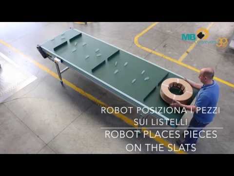 MB Conveyors - Nastro trasportatore per robot \\ Conveyor for robotic arm