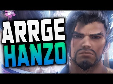 ARRGE GRANDMASTER HANZO GAMEPLAY! [ OVERWATCH SEASON 18 TOP 500 ]