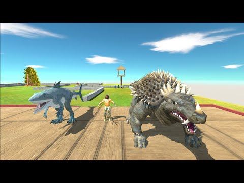 KINGSHARK AQUAMAN ANGUIRUS DEATH RUN - Animal Revolt Battle Simulator