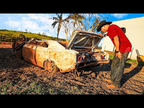 ENCONTREI UMA BOLSA CHEIA DE DINHEIRO DENTRO DO CARRO ENTERRADO NA FAZENDA