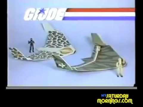 GI JOE 1983 Toy Commercial Falcon & Viper Gliders