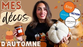 MES ACHATS DÉCOS D'AUTOMNE🍂: ACTION-LOBERON-LIGHTS FOR FUN-PRIMARK.. p