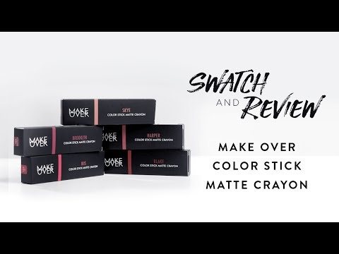 Make Over Color Stick Matte Crayon | Swatch & Review