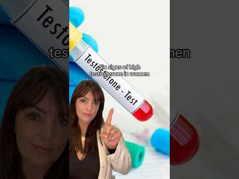 Six signs of high testosterone in women ⬆️ #testosterone #hormoneimbalance #hormones