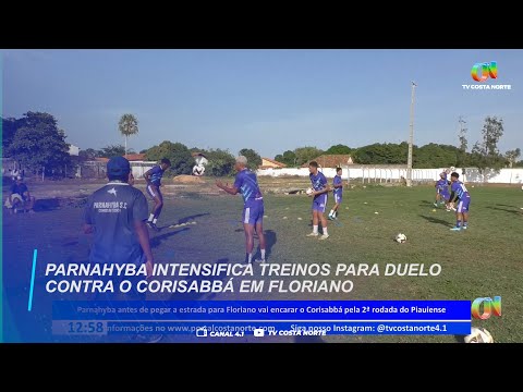 Parnahyba intensifica treinos para duelo contra o Corisabbá em Floriano