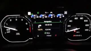 2019 GMC Sierra Denali 1500 Technology Overview (HUD, Instrument Cluster, Radio,Mirror)