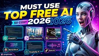 Best FREE AI Tools 2026 🛑 Stop Paying Subscription Fees! 💳 Top 5 FREE AI Tools in 2026 🚀