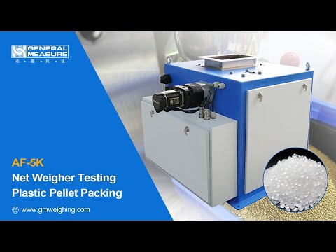 AF-5K Packing Scale with Plastic Pellets Test