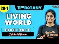 11th Botany CH 1 Living World Book Back Public Exam 2025 Asha Ma Am