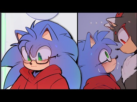 Sonic Accidentally Adopted an Alien Shadow&hellip; | Sonic x Shadow AU Comic Dub