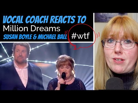 Vocal Coach Reacts to Susan Boyle & Michael Ball 'Million Dreams' #whatwentwrong