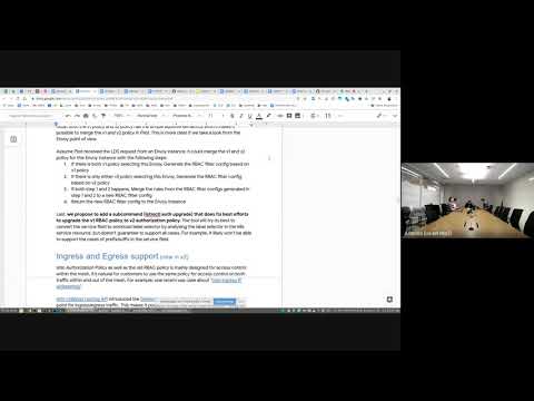 Istio Security Working Group Meeting 2019-08-23