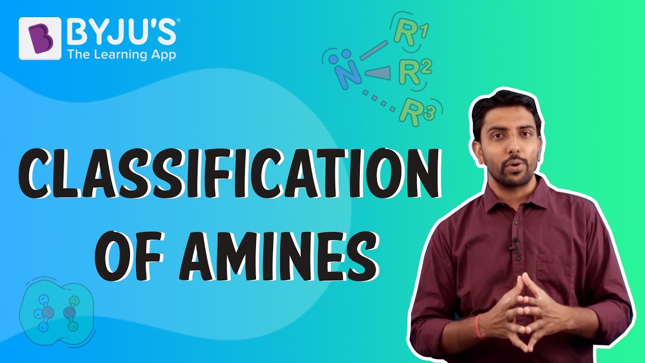 Identification, Nomenclature and Classification of Amines - Primary, Secondary and Tertiary Amines