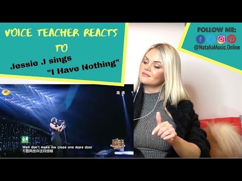 ⫷ Voice Teacher Reacts to ➠ Jessie J sings I Have Nothing "Singer 2018" Episode 2 ⫸
