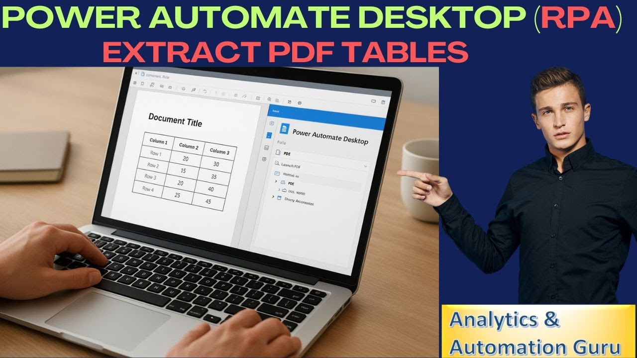Extract Tables from PDF and Save to Excel | Real Example using Power Automate Desktop