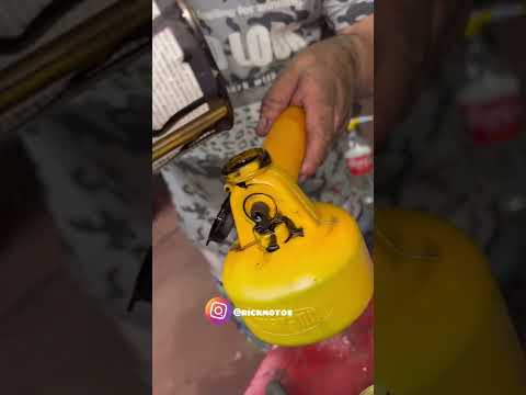 Como pintar Sua moto com pulverizador de veneno