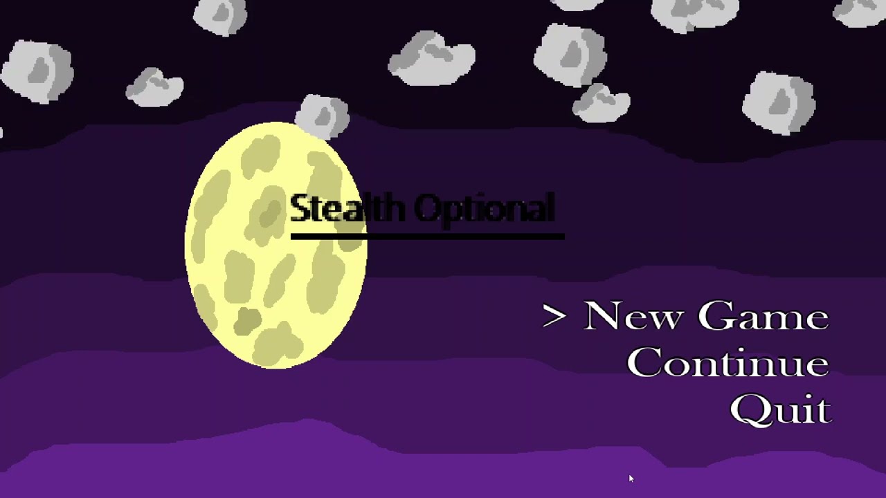 Games Design Portfolio: Stealth Optional