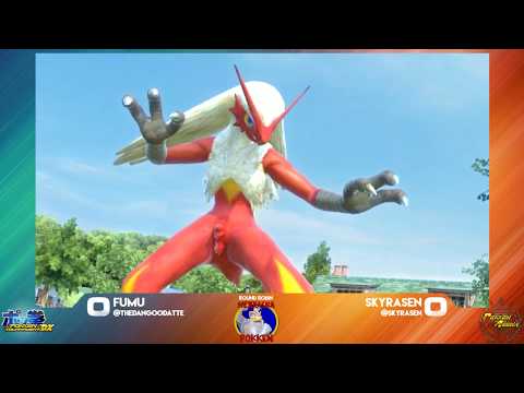 Fumu (Blaziken) vs SkyRasen (Braixen/Machamp) -  Pokken at Legendary Wolf Games - 1/23/18