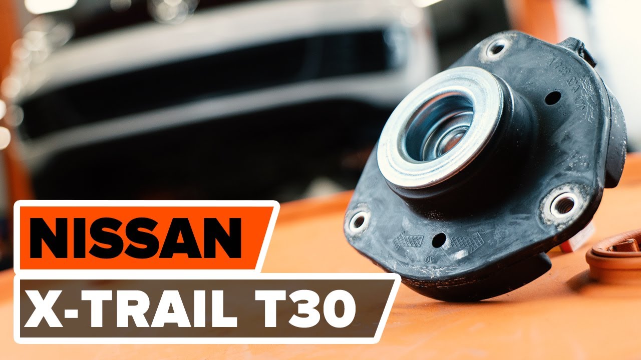 Come cambiare supporto ammortizzatore della parte anteriore su Nissan X Trail T30 - Guida alla sostituzione