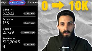 INSANE 10X in Sales... 0 to 10K/month selling on Etsy in 90 Days