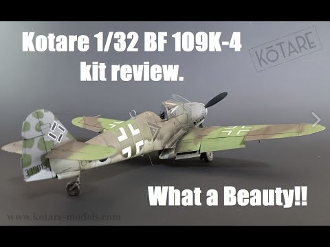 Kotare 1/32 BF-109 K-4 review.