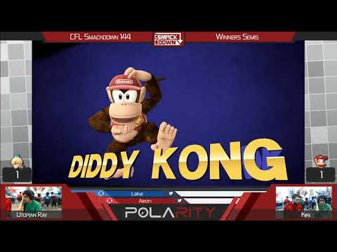 CFL Smackdown 144 WiiU - UtopianRay (Rosalina) vs Kiki (Diddy Kong) - Winners Semis