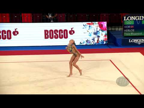 HERLOE Thea Bisgaard (NOR) - 2019 Rhythmic Junior Worlds, Moscow (RUS) - Qualifications Rope
