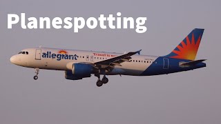 Jetblue And Allegiant Airbus A321s and A320s landing at Syracuse Airport