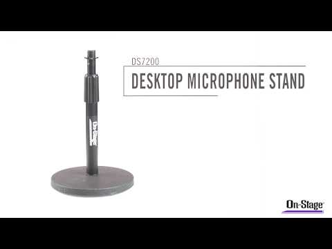 Adj. Desktop Microphone Stand (Chrome) image 2