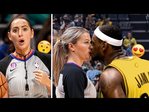 Rare NBA Moments With Female Referees! 😲