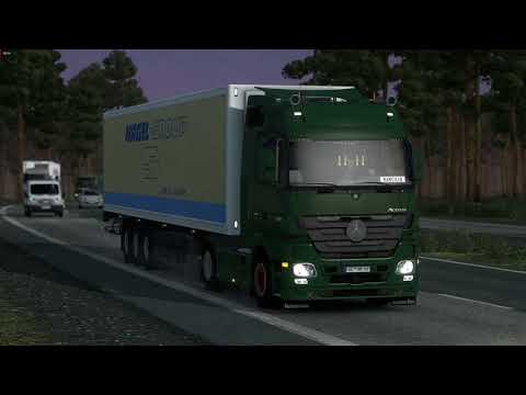 [ETS2] Euro Truck Simulator 2 - Mercedes Actros MP3 - RusMap