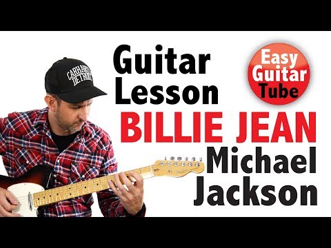 How to play Billie Jean by Michael Jackson (Guitar Lesson/Tutorial with TABS/Chords)
