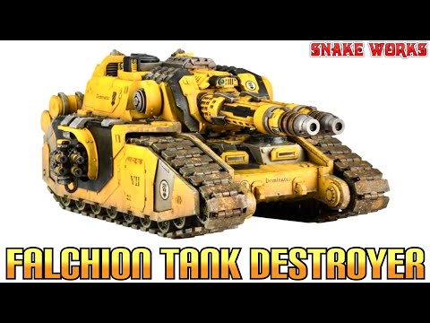 What is a Falchion Tank Destroyer?  Lore and Background  -Space Marines - Horus Heresy
